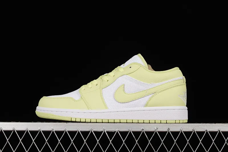 All categories Air Jordan Jordan series basketball shoes Air Jordan 1 Low Air Jordan 1 Low "Limelight" AJ1 Joe 1 fluorescent yellow low-top casual sneakers DH9619-103